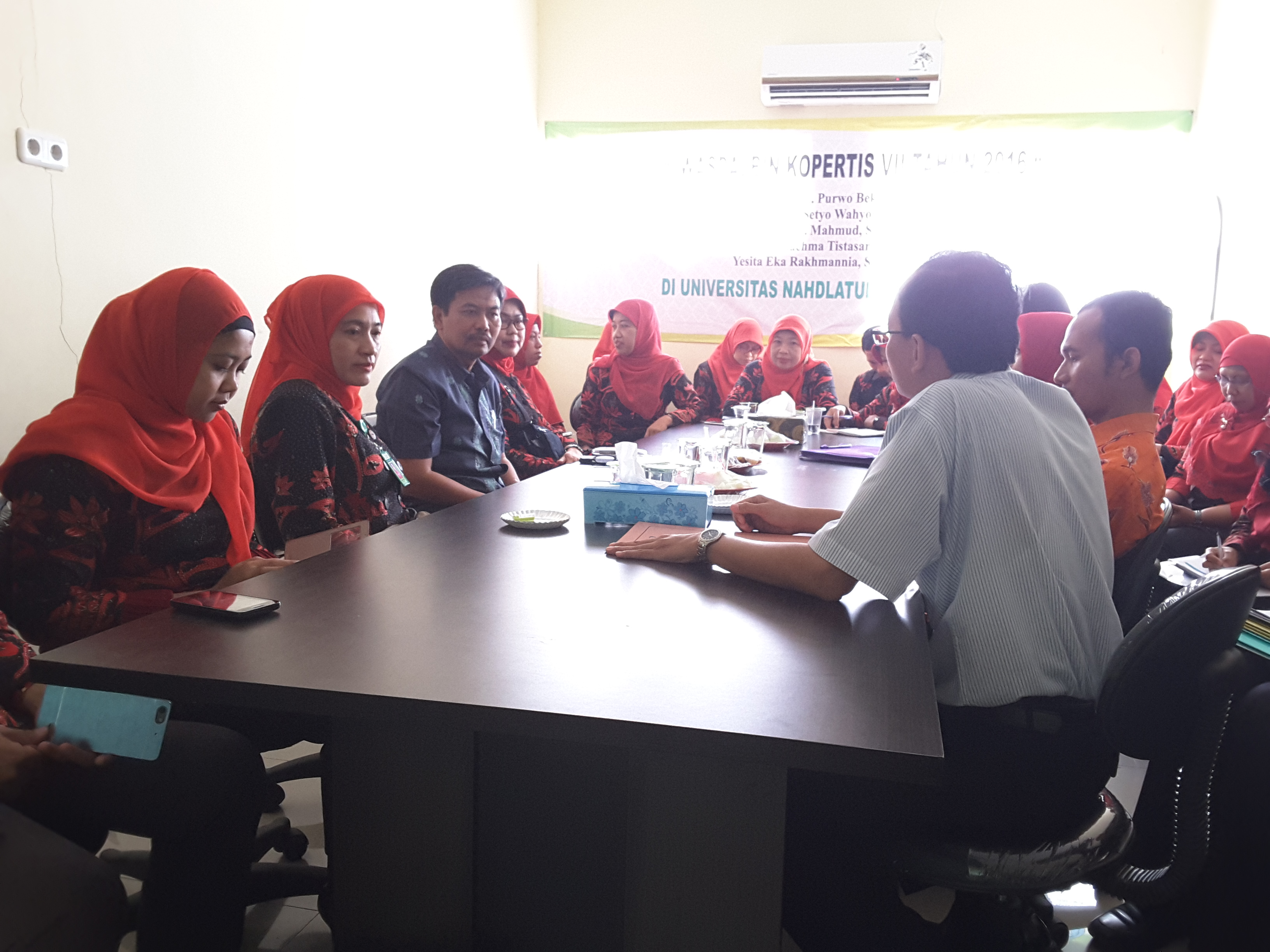 Kunjungan Tim Wasdalbin Kopertis VII Tahun 2016 di Unusa