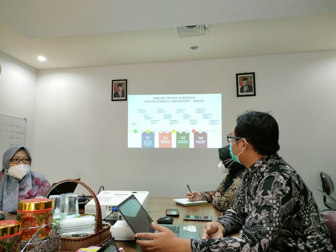 Monev Progres akree ISO Laboratorium
