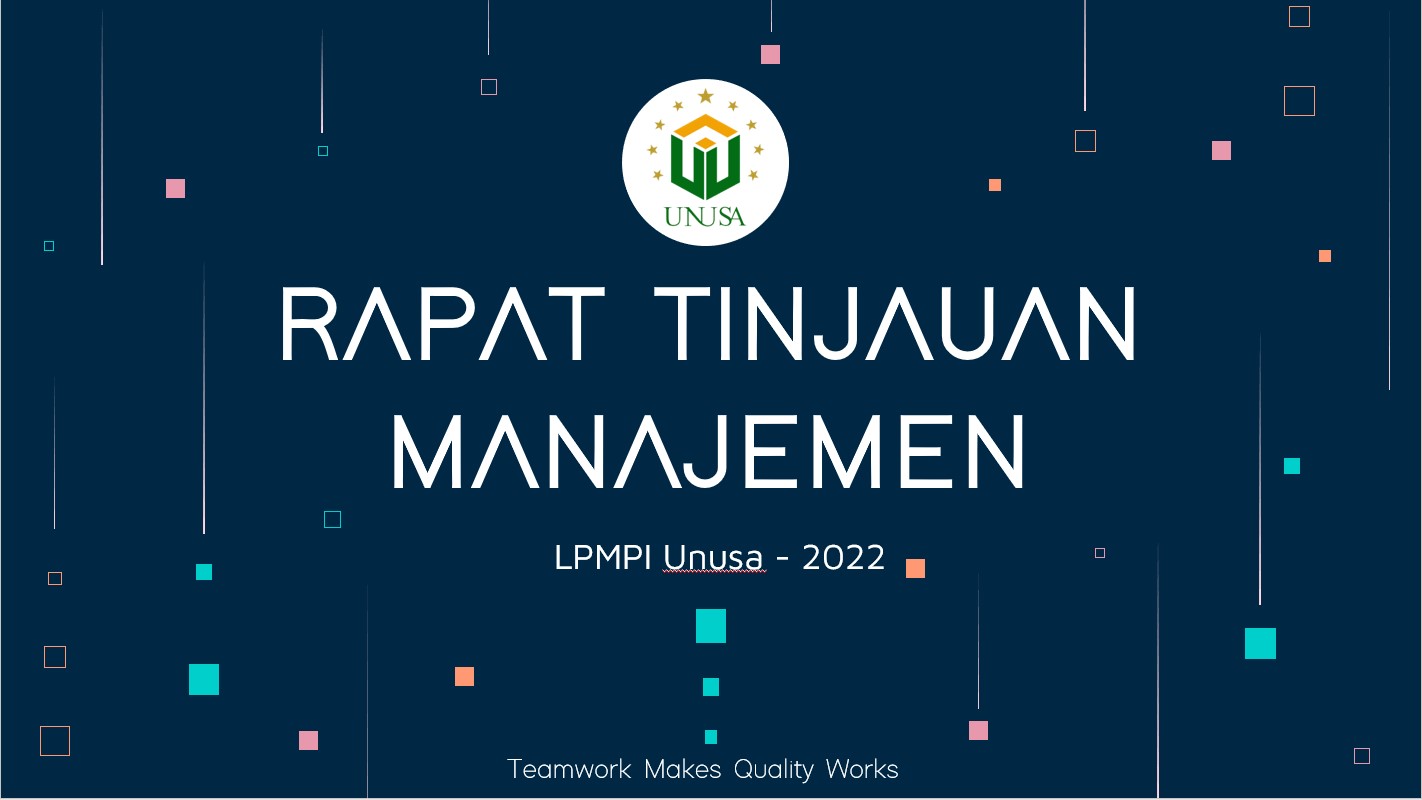 Rapat Tinjauan Manajemen AMI 2021/2022 UNUSA