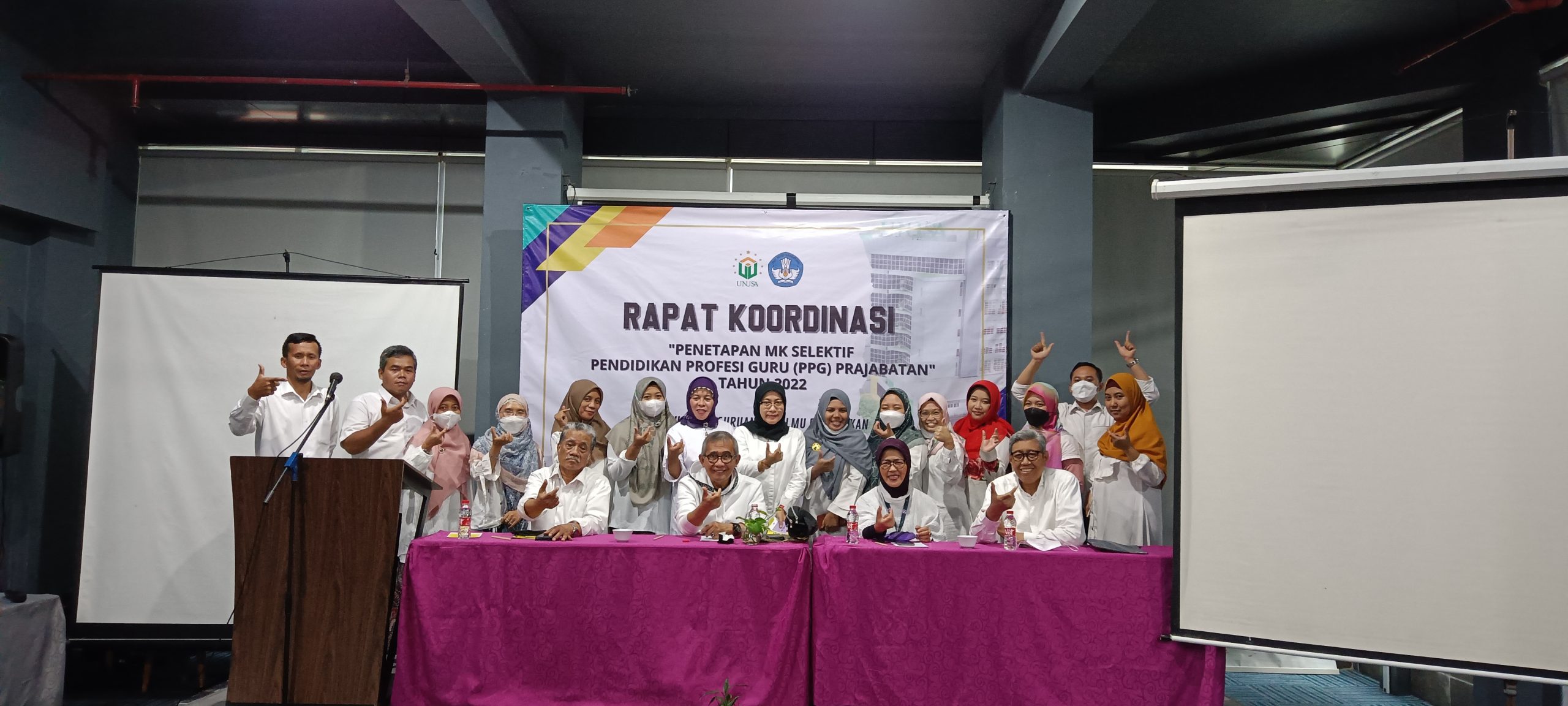 Rapat koordinasi persiapan visitasi PPG Prajab Unusa