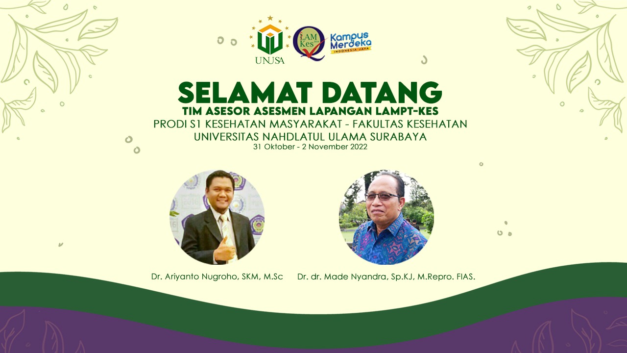 Visitasi luring akreditasi S1 Kesehatan Masyarakat Unusa