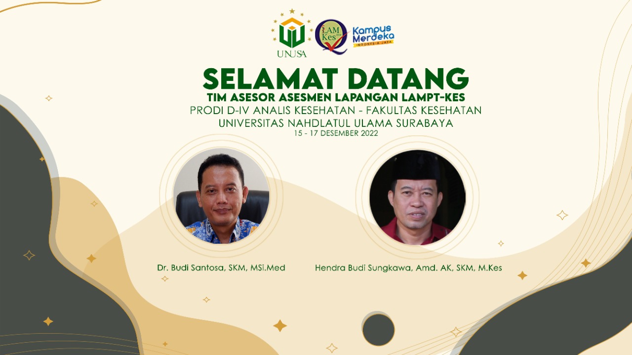 Visitasi luring Akreditasi D-IV Analis Kesehatan Unusa
