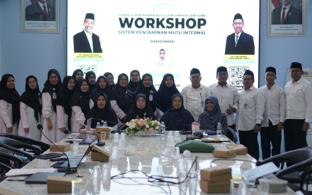 LPMPI UNUSA Jadi Narasumber Workshop Sistem Penjaminan Mutu Internal di Universitas Hafshawaty Zainul Hasan (UNHASA)