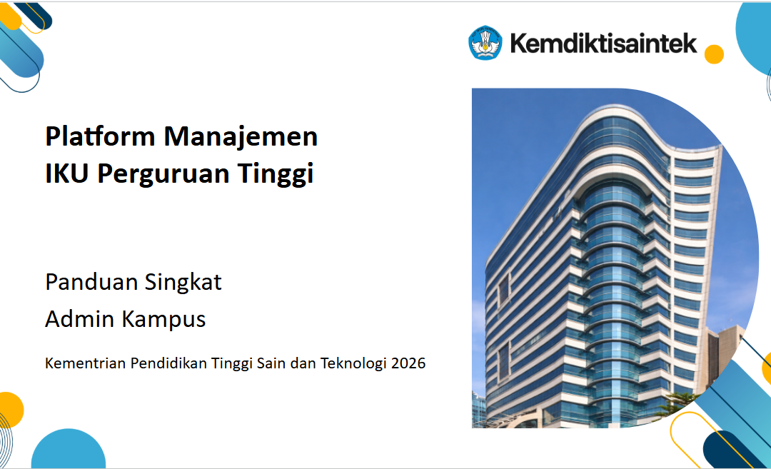 Pelatihan Platform Manajemen IKU Perguruan Tinggi Digelar Secara Daring