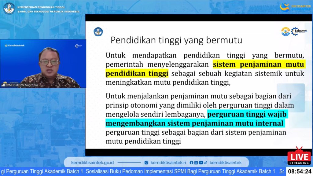Sosialisasi SPMI 2026