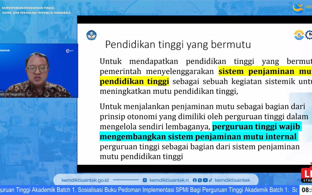 Penguatan Budaya Mutu melalui Sosialisasi Pedoman Implementasi SPMI Tahun 2026