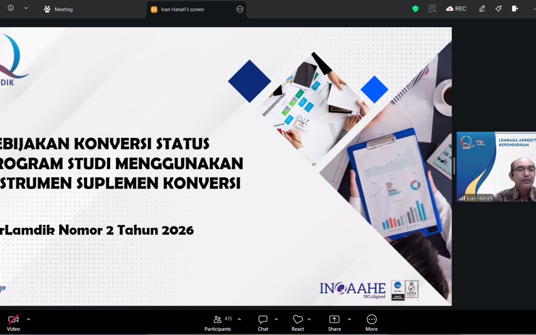 KPMPI Tingkatkan Pemahaman Implementasi Dokumen Akademik melalui Sosialisasi Instrumen Suplemen Konversi