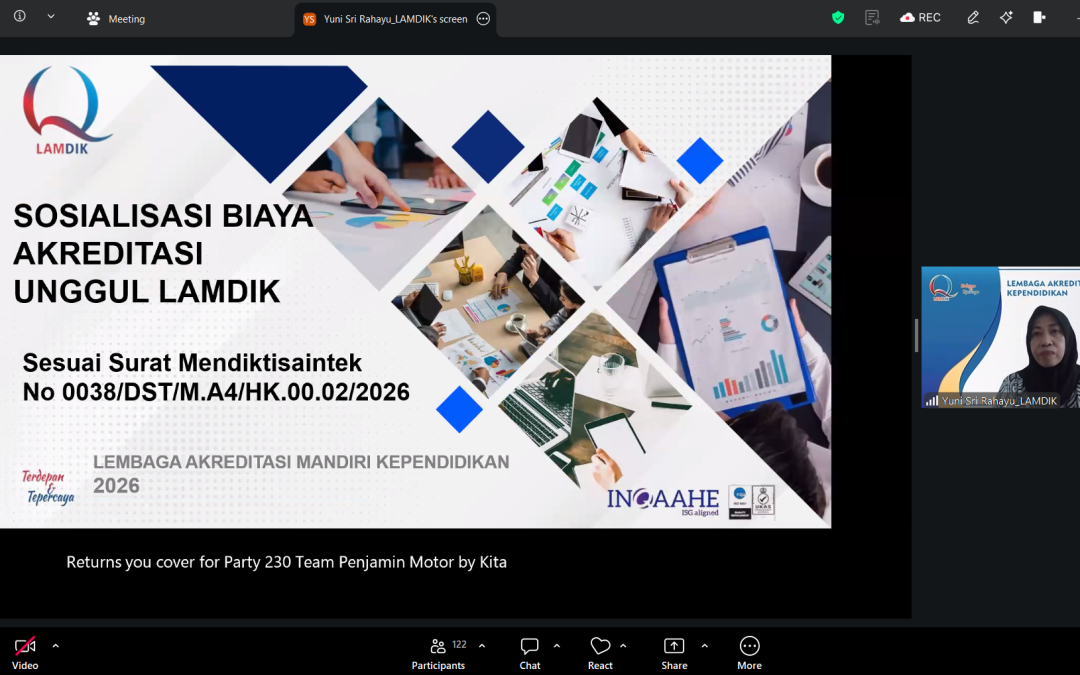 KPMPI Perkuat Kesiapan Akreditasi Melalui Sosialisasi Biaya Akreditasi Unggul LAMDIK